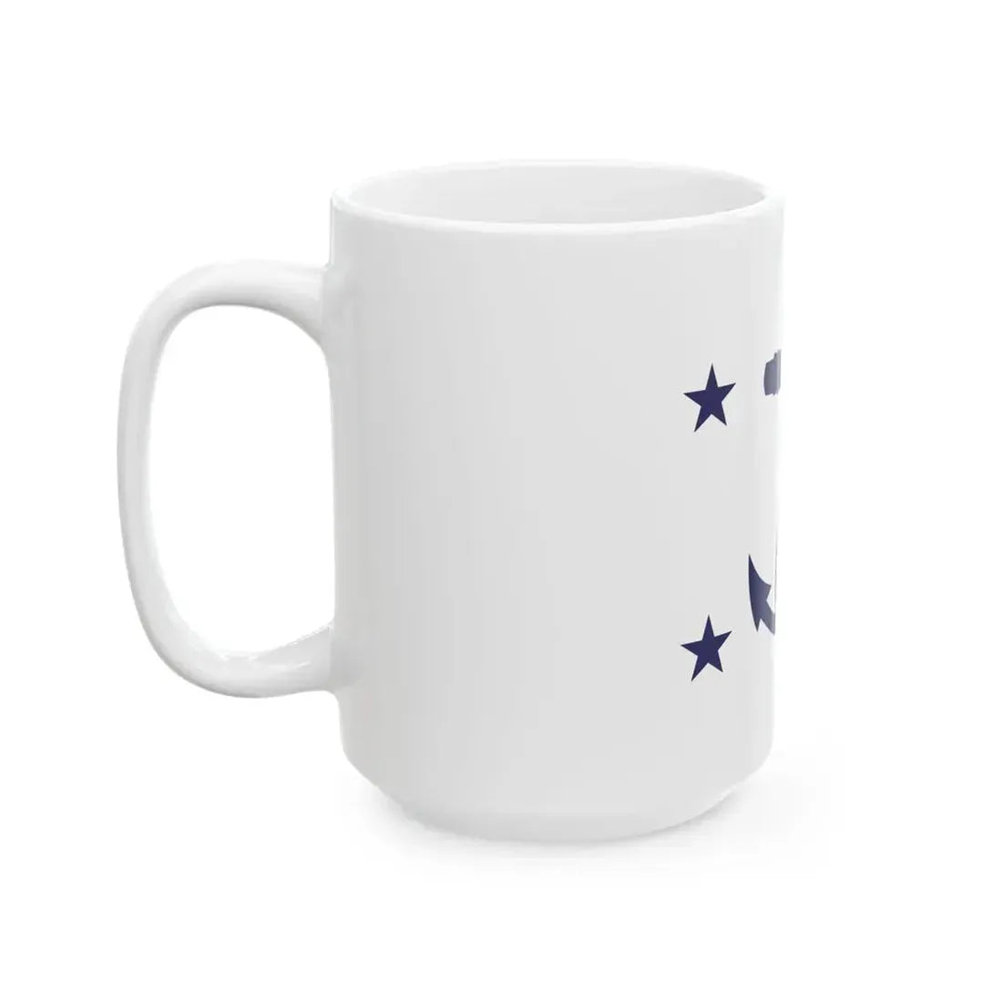 Flag of the Assistant Secretary of the Navy (United States) White Coffee Mug - Go Mug Yourself