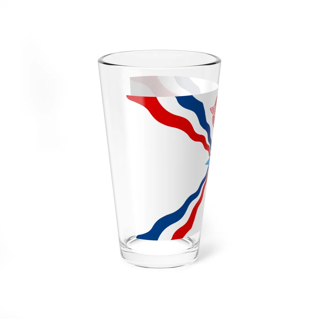 Flag of the Assyrians (Iraq) Pint Glass 16oz - Go Mug Yourself