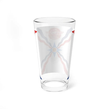 Flag of the Assyrians (Iraq) Pint Glass 16oz - Go Mug Yourself