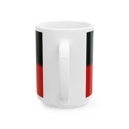 Flag of the Australian Aborigines (Australia) White Coffee Mug - Go Mug Yourself