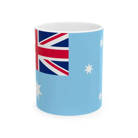 Flag of the Australian Antarctic Territory unofficial (Australia) White Coffee Mug 11oz - Go Mug Yourself