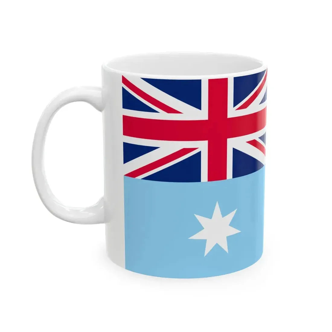 Flag of the Australian Antarctic Territory unofficial (Australia) White Coffee Mug - Go Mug Yourself