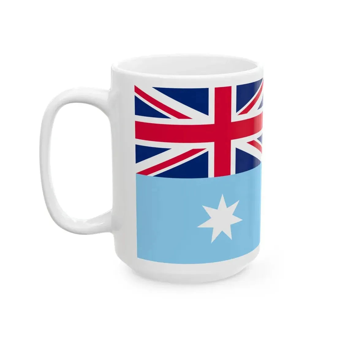 Flag of the Australian Antarctic Territory unofficial (Australia) White Coffee Mug - Go Mug Yourself