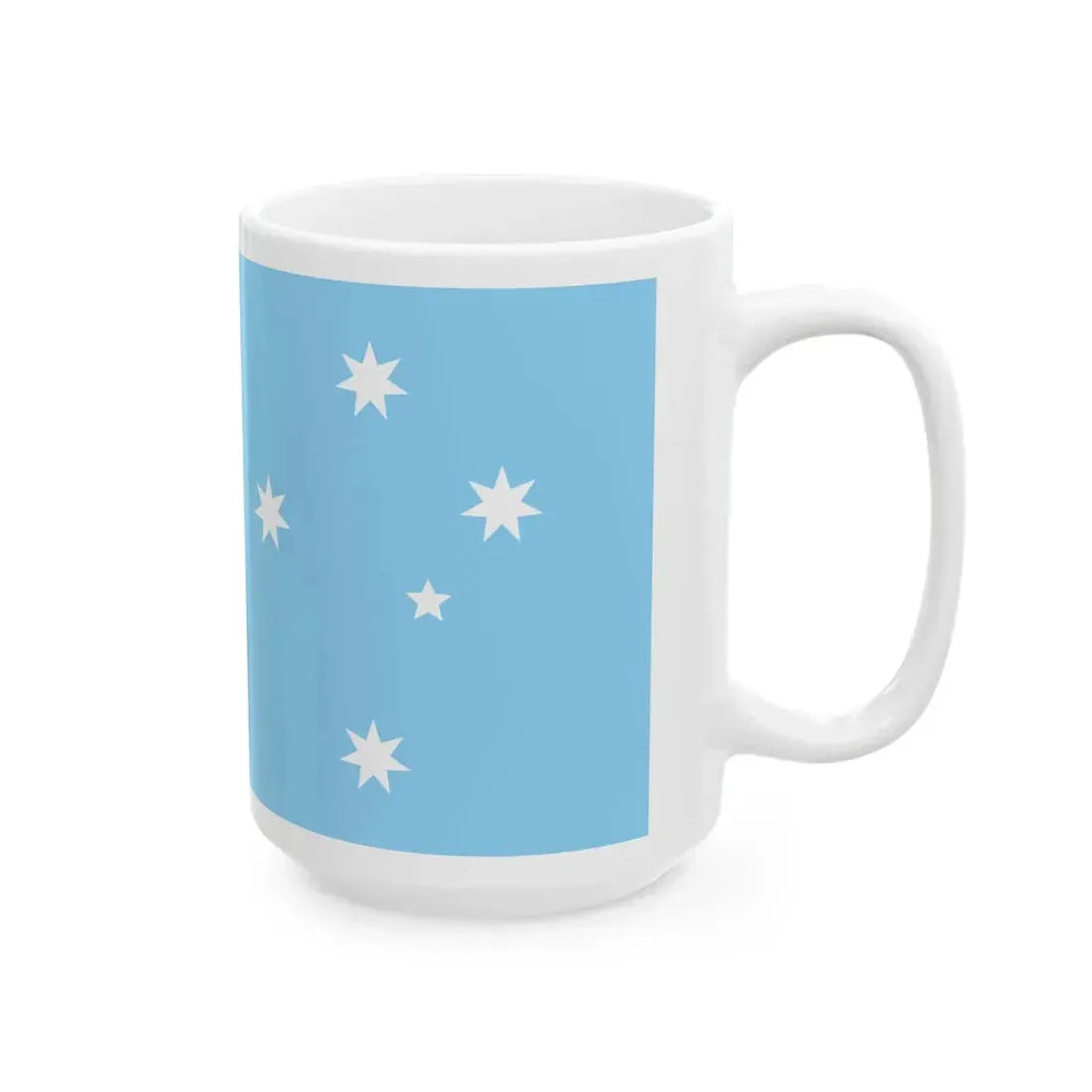 Flag of the Australian Antarctic Territory unofficial (Australia) White Coffee Mug - Go Mug Yourself