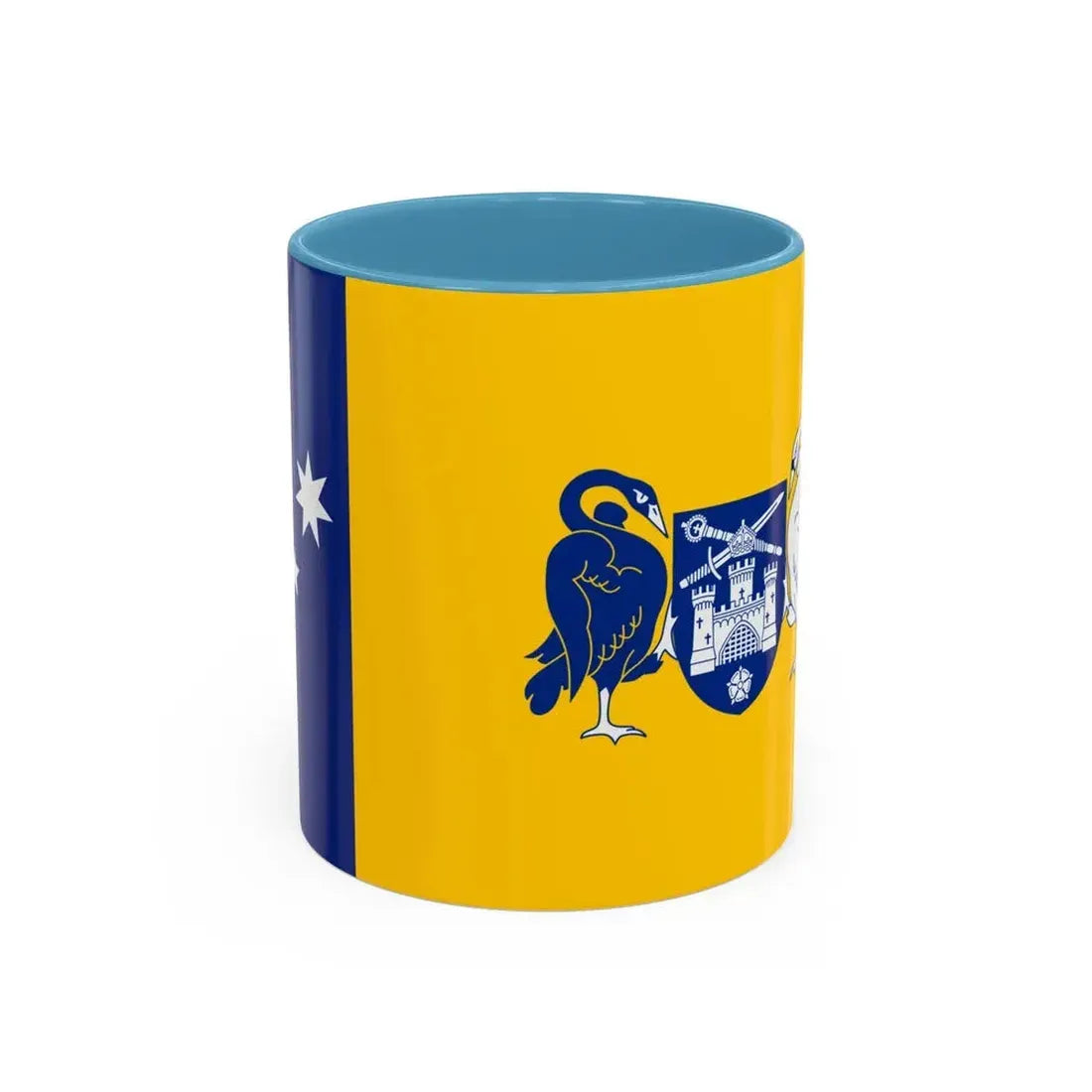 Flag of the Australian Capital Territory - Accent Coffee Mug 11oz Light Blue - Go Mug Yourself