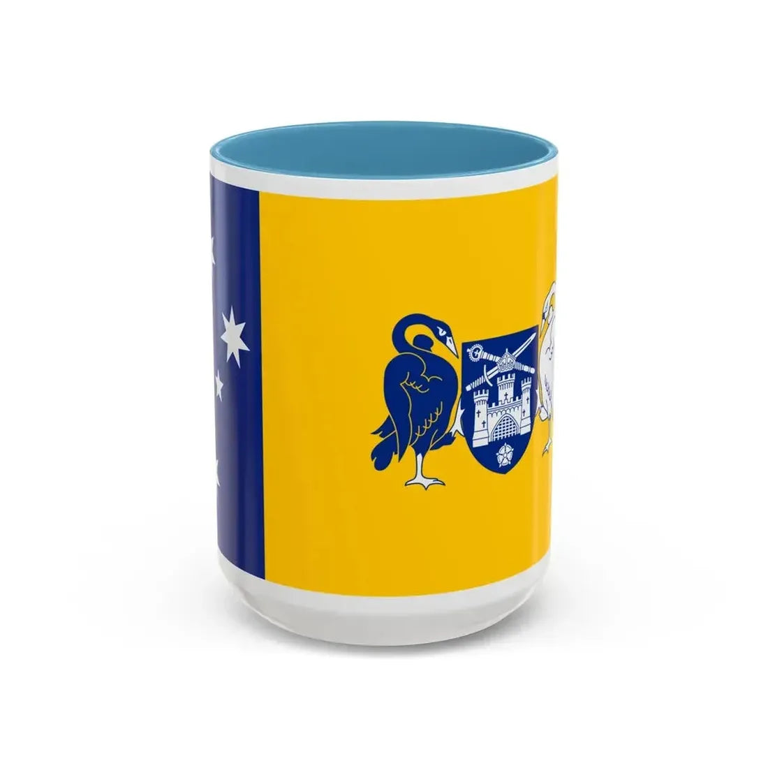 Flag of the Australian Capital Territory - Accent Coffee Mug 15oz Light Blue - Go Mug Yourself