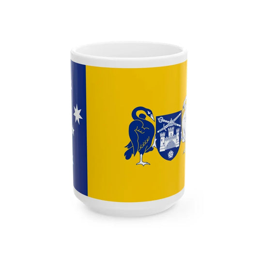 Flag of the Australian Capital Territory - White Coffee Mug-15oz-Go Mug Yourself