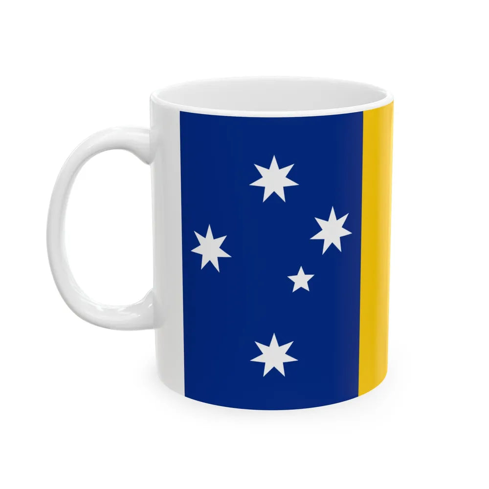 Flag of the Australian Capital Territory - White Coffee Mug-Go Mug Yourself