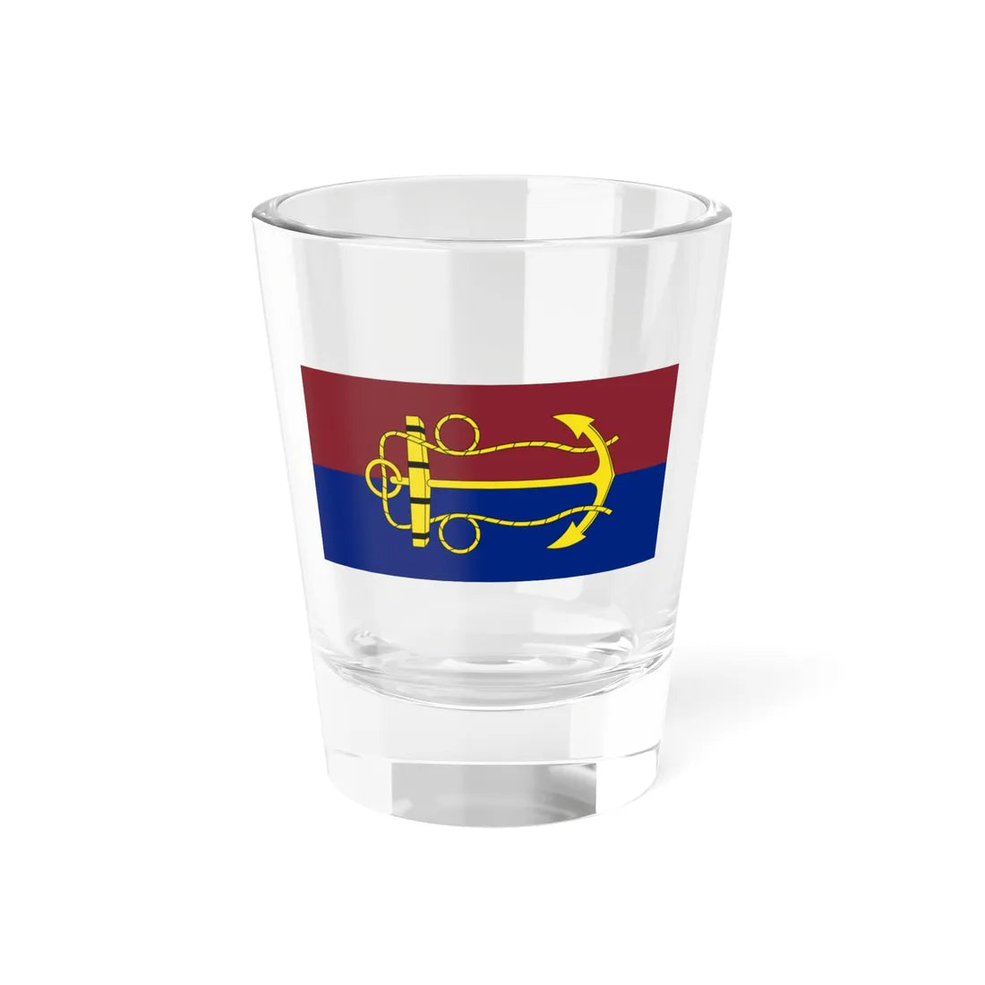 Flag of the Australian Navy Board (Australia) Shot Glass 1.5oz 1.5oz - Go Mug Yourself