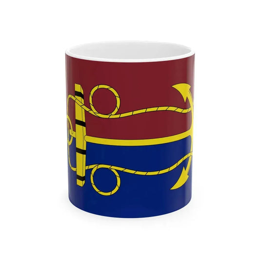 Flag of the Australian Navy Board (Australia) White Coffee Mug 11oz - Go Mug Yourself