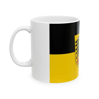 Flag of the Austrian Silesia (Austria) White Coffee Mug - Go Mug Yourself