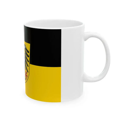 Flag of the Austrian Silesia (Austria) White Coffee Mug - Go Mug Yourself