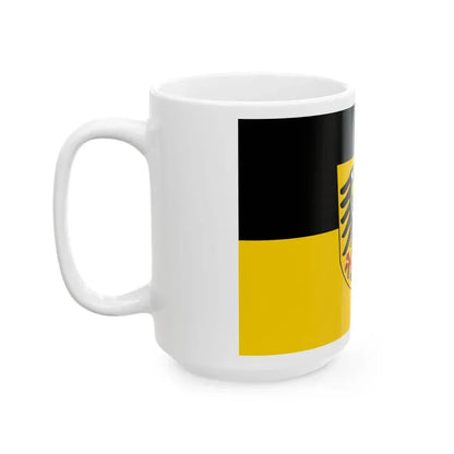 Flag of the Austrian Silesia (Austria) White Coffee Mug - Go Mug Yourself
