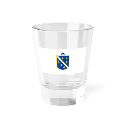 Flag of the Autonomous Province of Western Bosnia 1993-1995 (Bosnia and Herzegovina) Shot Glass 1.5oz 1.5oz - Go Mug Yourself