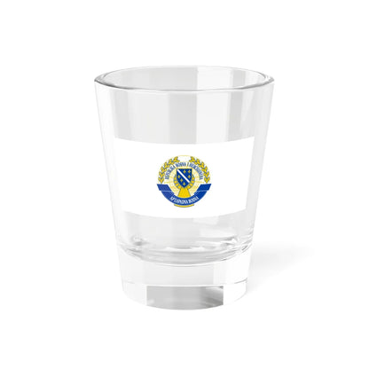 Flag of the Autonomous Province of Western Bosnia (Bosnia and Herzegovina) Shot Glass 1.5oz 1.5oz - Go Mug Yourself