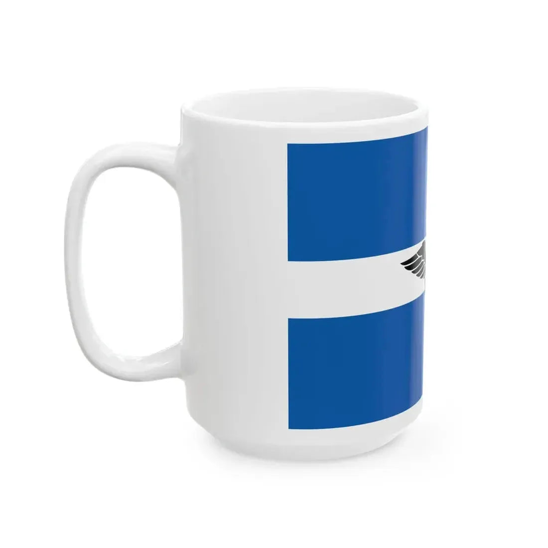 Flag of the Autonomous Republic of Northern Epirus (Greece) White Coffee Mug - Go Mug Yourself