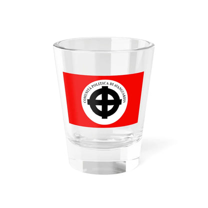 Flag of the Avant-Garde Political Community (Italy) Shot Glass 1.5oz 1.5oz - Go Mug Yourself