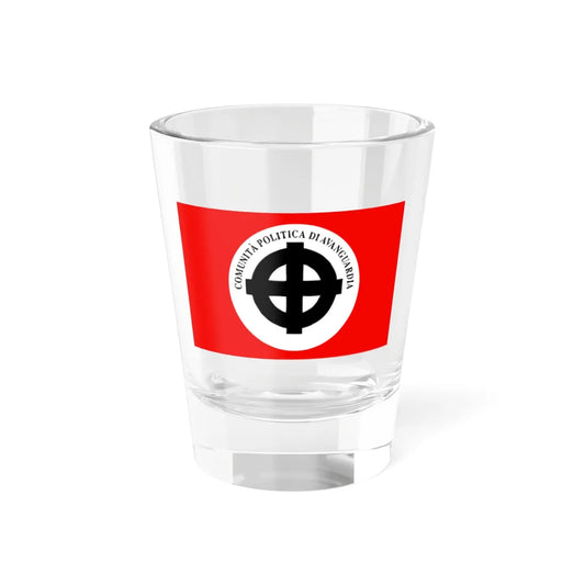 Flag of the Avant-Garde Political Community (Italy) Shot Glass 1.5oz 1.5oz - Go Mug Yourself