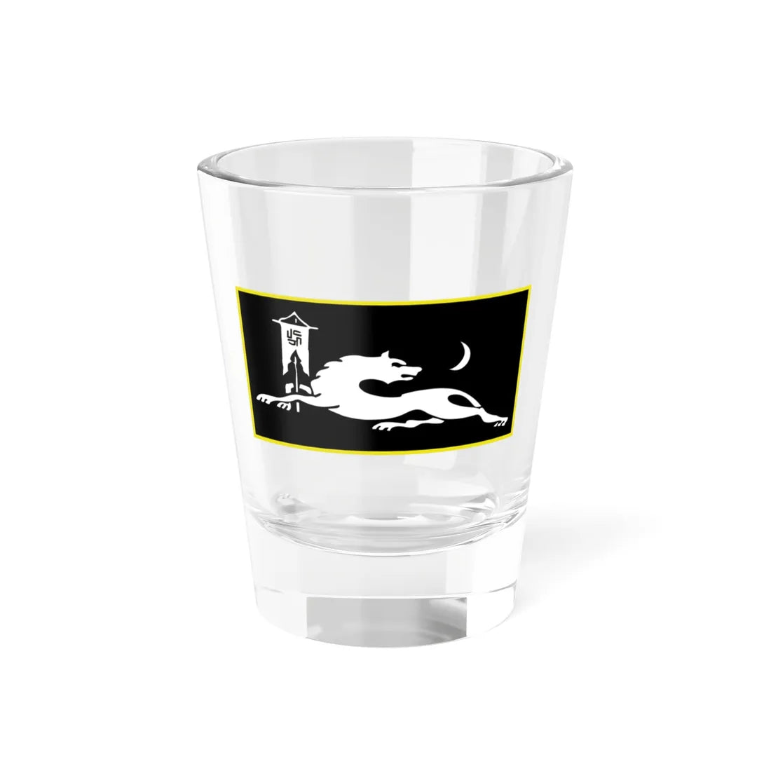 Flag of the Avars Variant 3 (Russia) Shot Glass 1.5oz 1.5oz - Go Mug Yourself