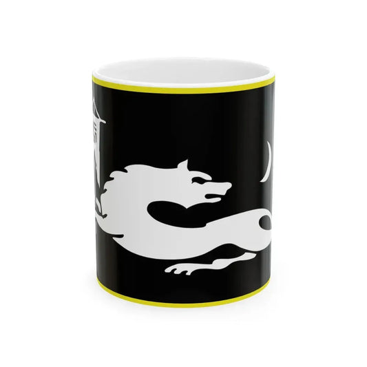 Flag of the Avars Variant 3 (Russia) White Coffee Mug 11oz - Go Mug Yourself