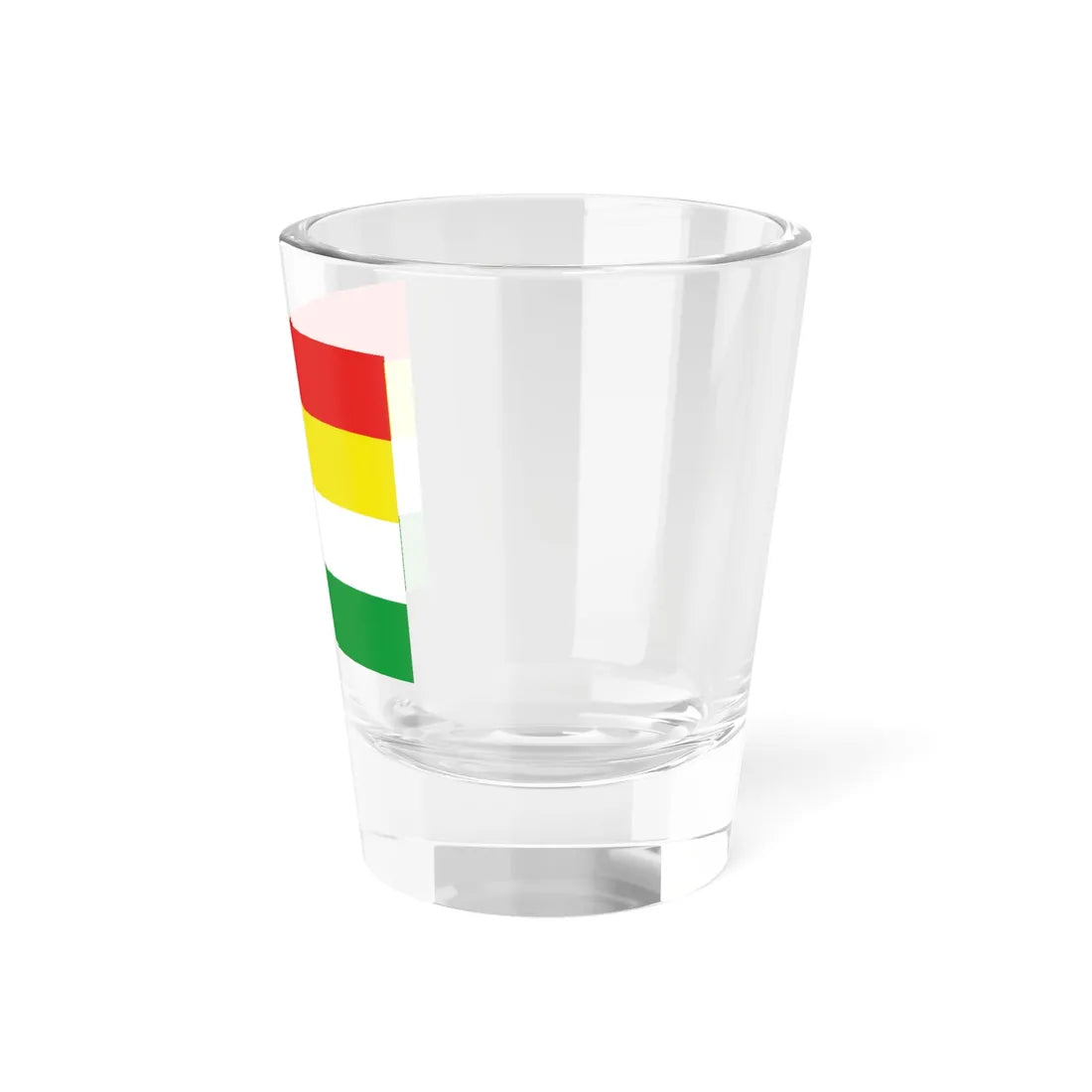 Flag of the Awa People (Colombia) Shot Glass 1.5oz - Go Mug Yourself