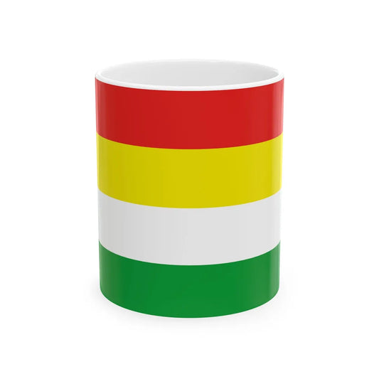 Flag of the Awa People (Colombia) White Coffee Mug 11oz - Go Mug Yourself