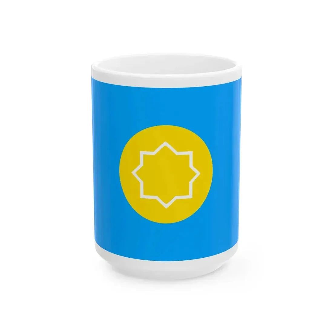 Flag of the Azat Party (Kazakhstan) White Coffee Mug 15oz - Go Mug Yourself