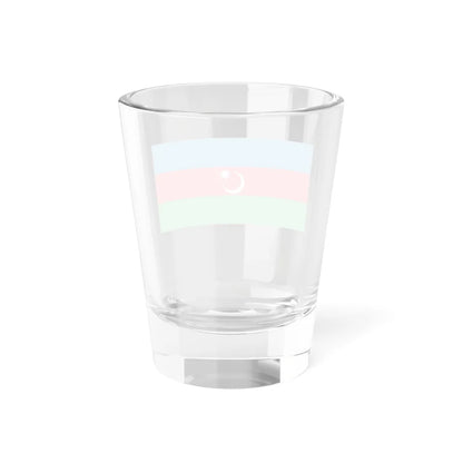 Flag of the Azerbaijan Democratic Republic 1918-1920 variant 2 (Azerbaijan) Shot Glass 1.5oz - Go Mug Yourself