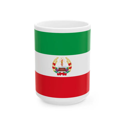 Flag of the Azerbaijan Peoples Government (Azerbaijan) White Coffee Mug 15oz - Go Mug Yourself