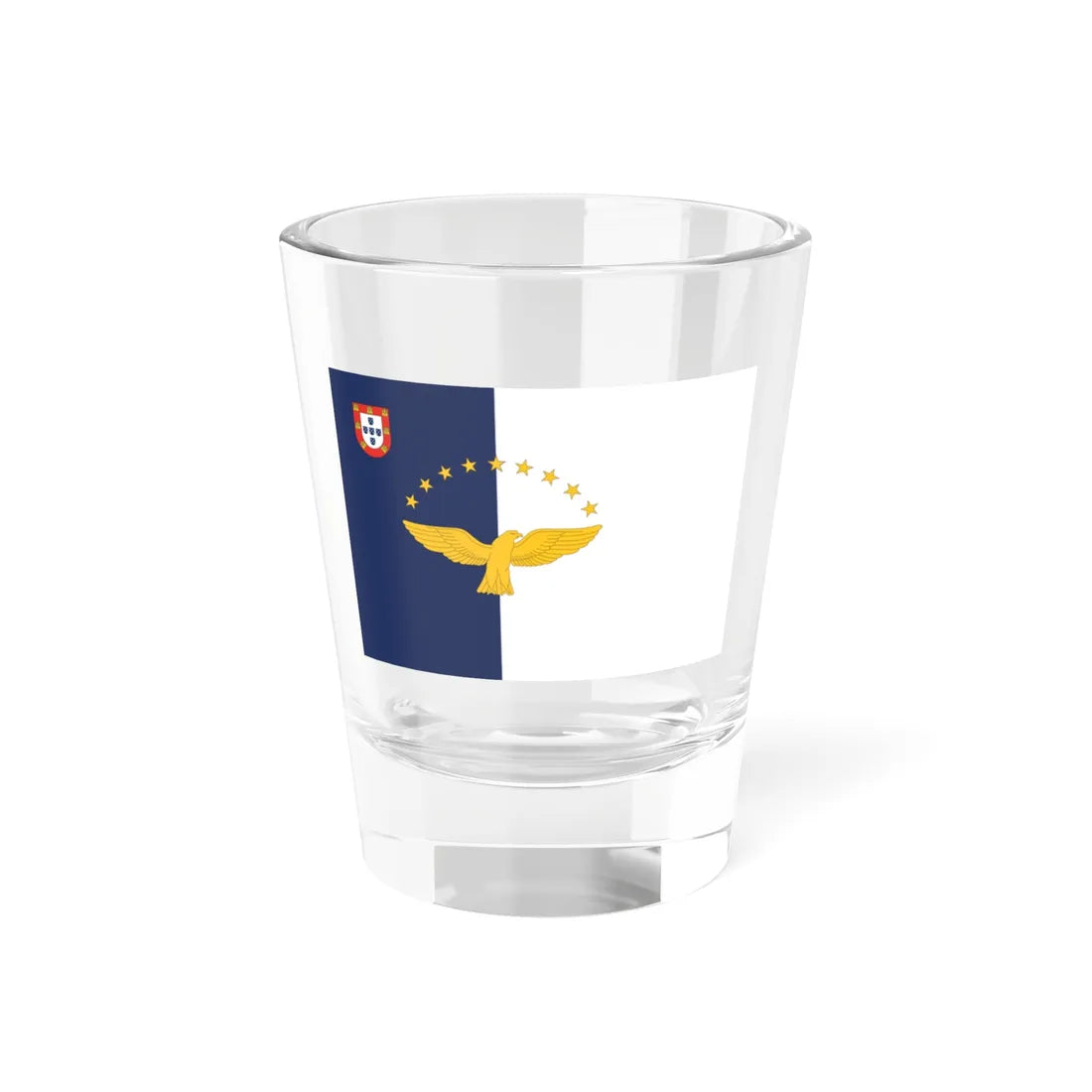 Flag of the Azores (Portugal) Shot Glass 1.5oz 1.5oz - Go Mug Yourself