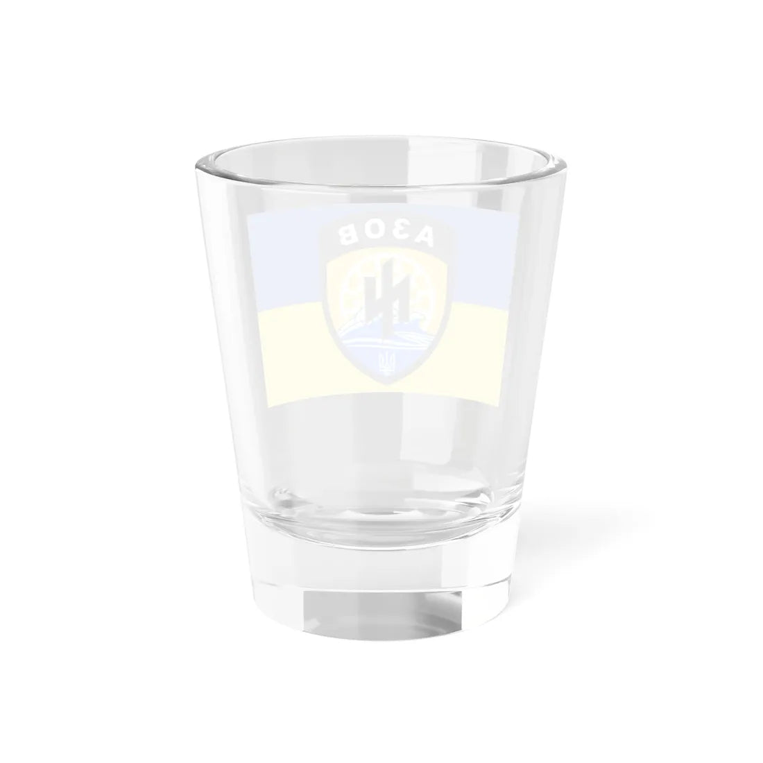 Flag of the Azov Battalion 2014-2015 (Ukraine) Shot Glass 1.5oz - Go Mug Yourself