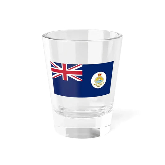 Flag of the Bahamas 1869-1904 (Bahamas) Shot Glass 1.5oz 1.5oz - Go Mug Yourself