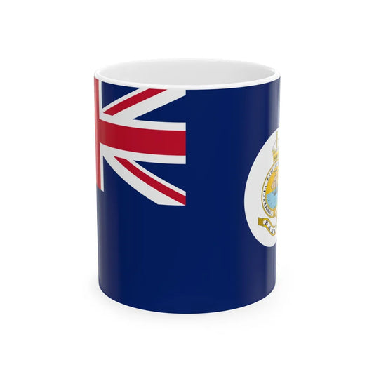 Flag of the Bahamas 1904-1923 (Bahamas) White Coffee Mug 11oz - Go Mug Yourself