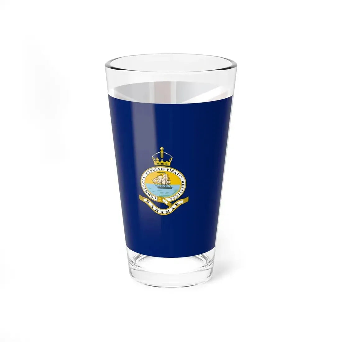 Flag of the Bahamas 1923-1953 (Bahamas) Pint Glass 16oz - Go Mug Yourself