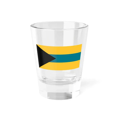 Flag of the Bahamas 1973 proposal by Anthony Wagner (Bahamas) Shot Glass 1.5oz 1.5oz - Go Mug Yourself