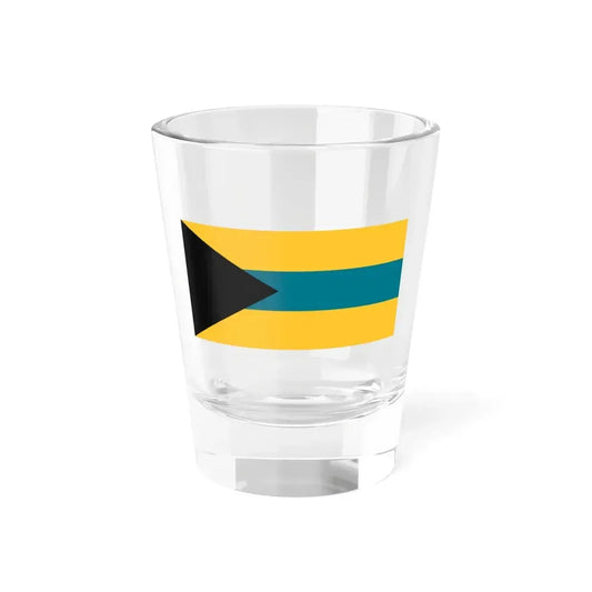 Flag of the Bahamas 1973 proposal by Anthony Wagner (Bahamas) Shot Glass 1.5oz 1.5oz - Go Mug Yourself