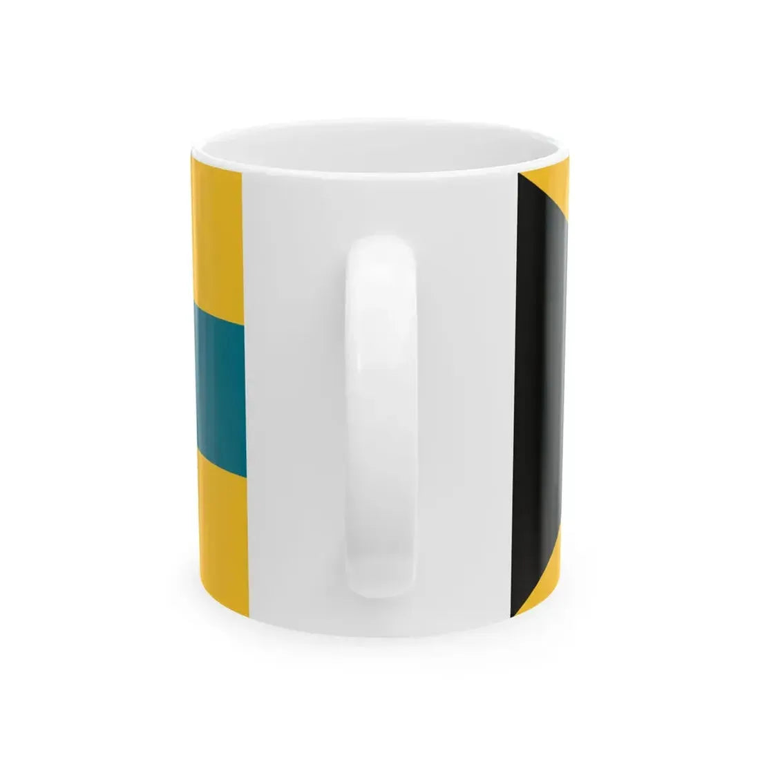 Flag of the Bahamas 1973 proposal by Anthony Wagner (Bahamas) White Coffee Mug - Go Mug Yourself