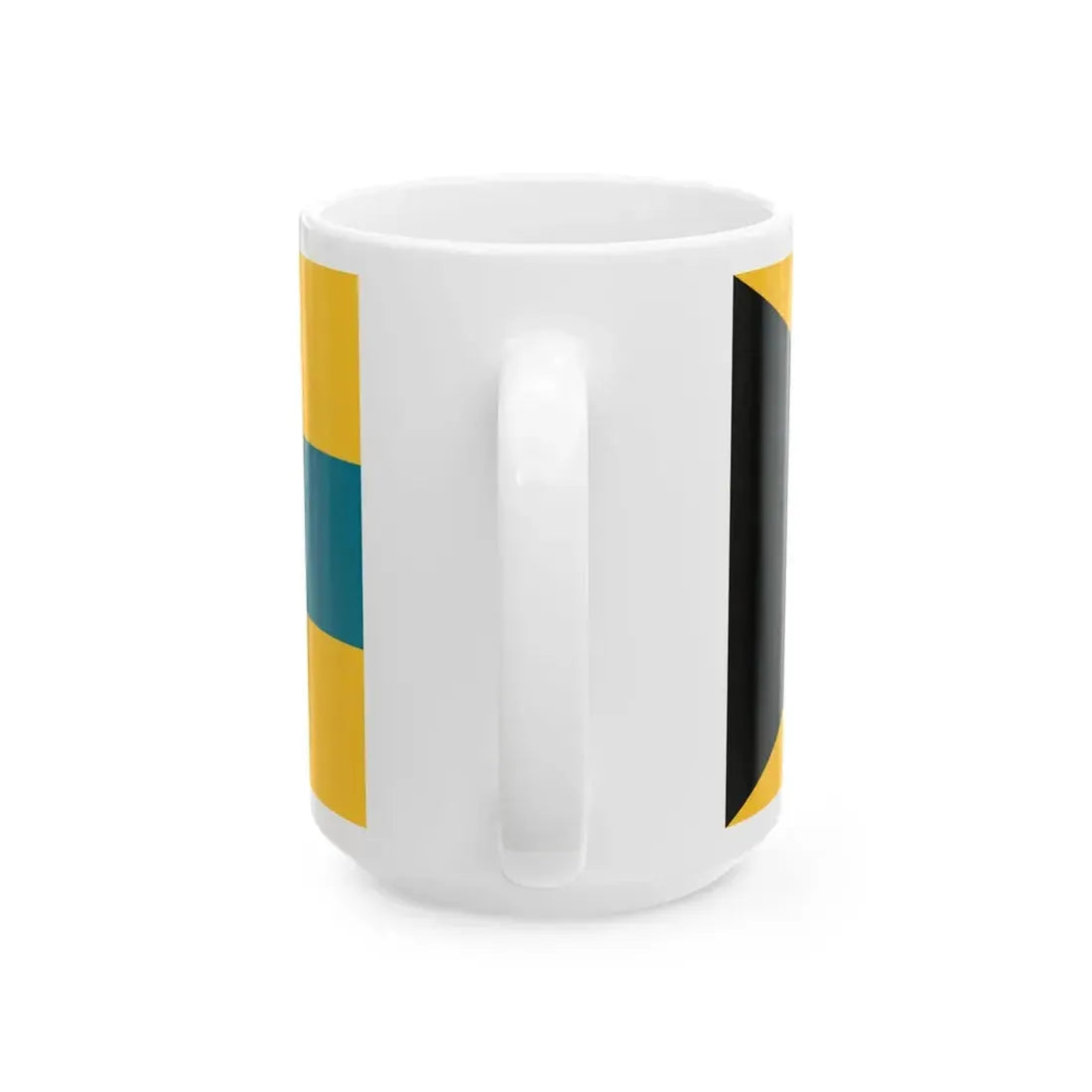 Flag of the Bahamas 1973 proposal by Anthony Wagner (Bahamas) White Coffee Mug - Go Mug Yourself