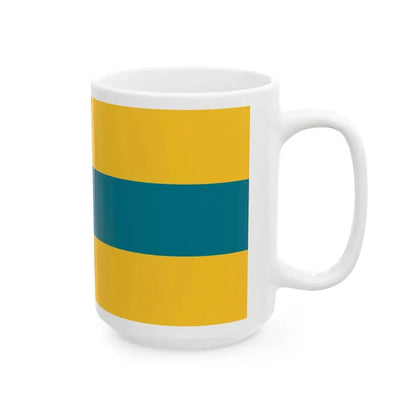 Flag of the Bahamas 1973 proposal by Anthony Wagner (Bahamas) White Coffee Mug - Go Mug Yourself