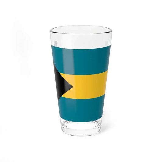 Flag of the Bahamas 3-2 (Bahamas) Pint Glass 16oz 16oz - Go Mug Yourself