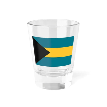 Flag of the Bahamas 3-2 (Bahamas) Shot Glass 1.5oz 1.5oz - Go Mug Yourself