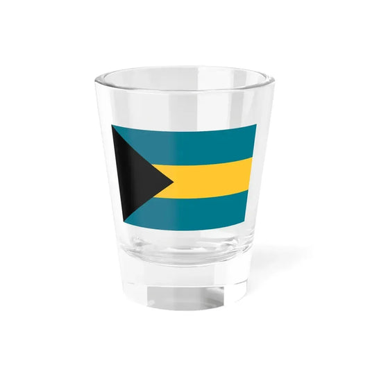 Flag of the Bahamas 3-2 (Bahamas) Shot Glass 1.5oz 1.5oz - Go Mug Yourself