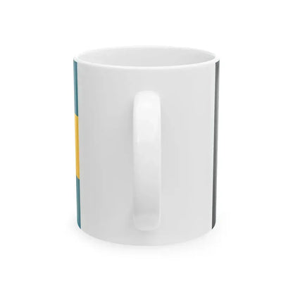 Flag of the Bahamas 3-2 (Bahamas) White Coffee Mug - Go Mug Yourself