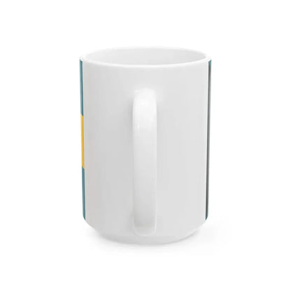 Flag of the Bahamas 3-2 (Bahamas) White Coffee Mug - Go Mug Yourself