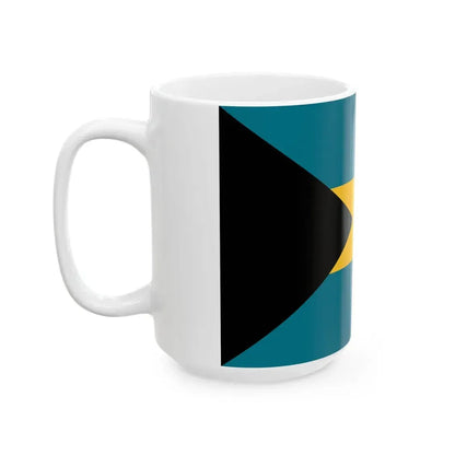 Flag of the Bahamas 3-2 (Bahamas) White Coffee Mug - Go Mug Yourself