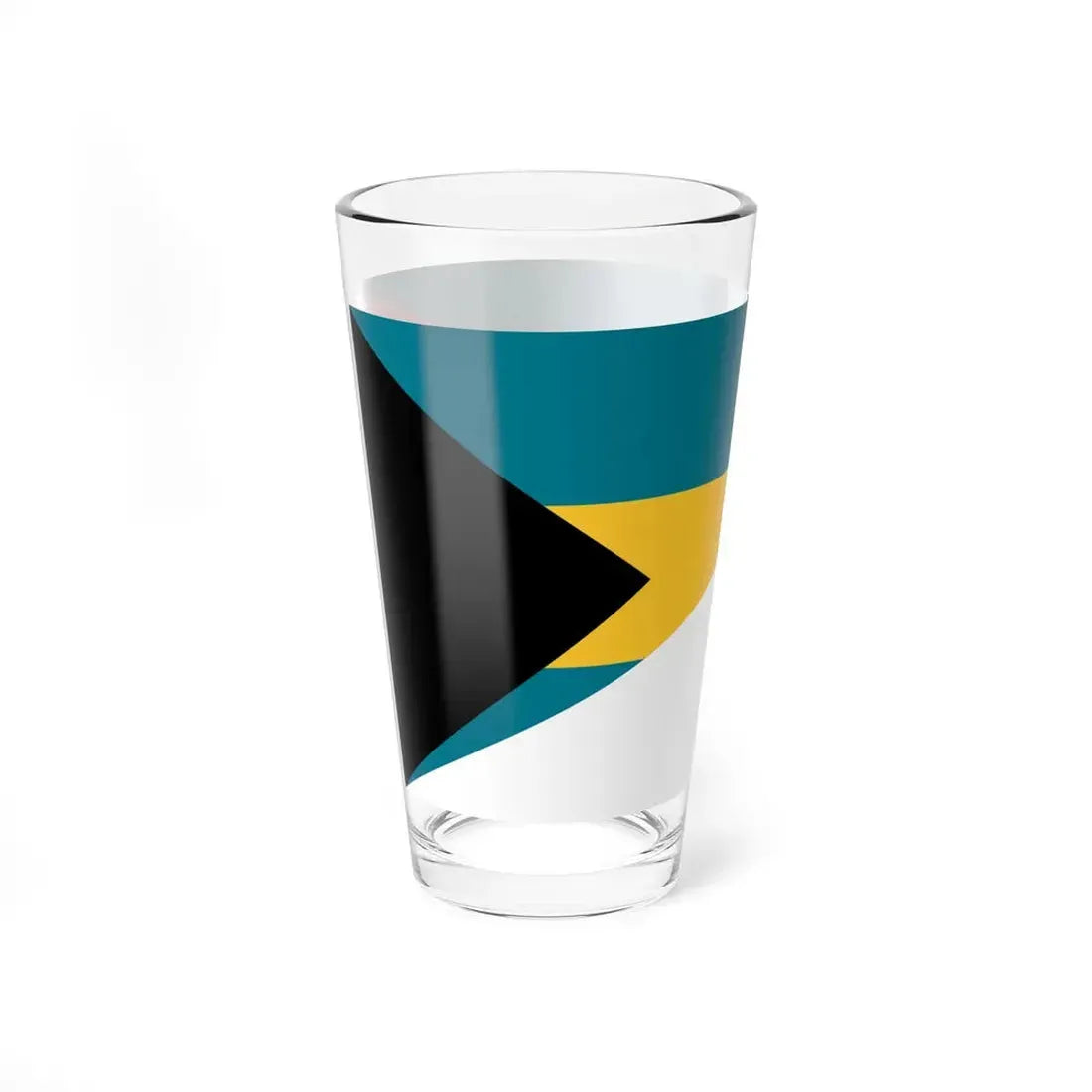 Flag of the Bahamas and Indonesia (Bahamas) Pint Glass 16oz - Go Mug Yourself