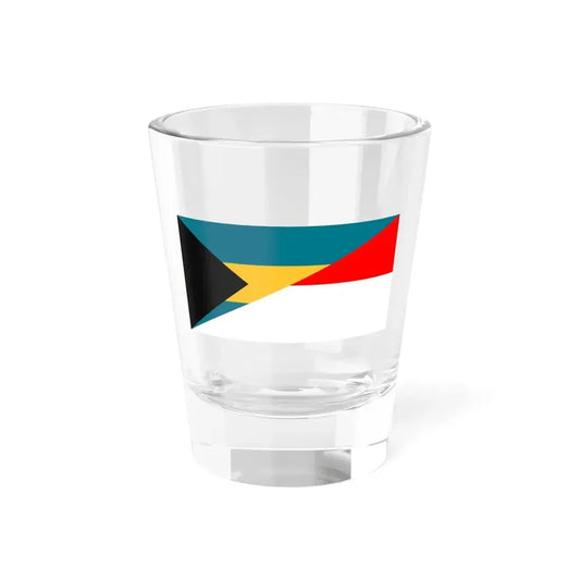 Flag of the Bahamas and Indonesia (Bahamas) Shot Glass 1.5oz 1.5oz - Go Mug Yourself