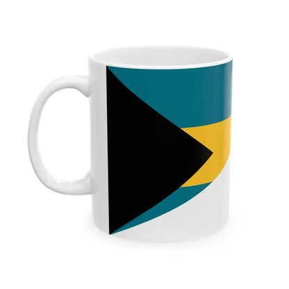 Flag of the Bahamas and Indonesia (Bahamas) White Coffee Mug - Go Mug Yourself