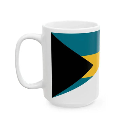 Flag of the Bahamas and Indonesia (Bahamas) White Coffee Mug - Go Mug Yourself