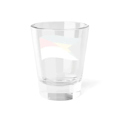 Flag of the Bahamas and Indonesia with waves (Bahamas) Shot Glass 1.5oz - Go Mug Yourself